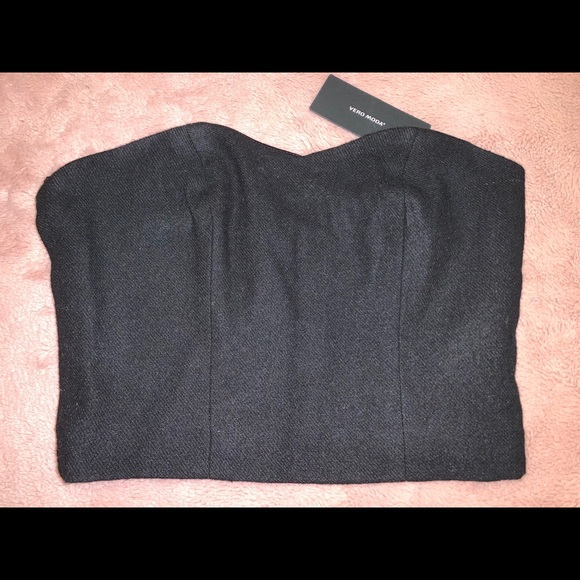 Black Vero Moda tube top - Picture 1 of 3